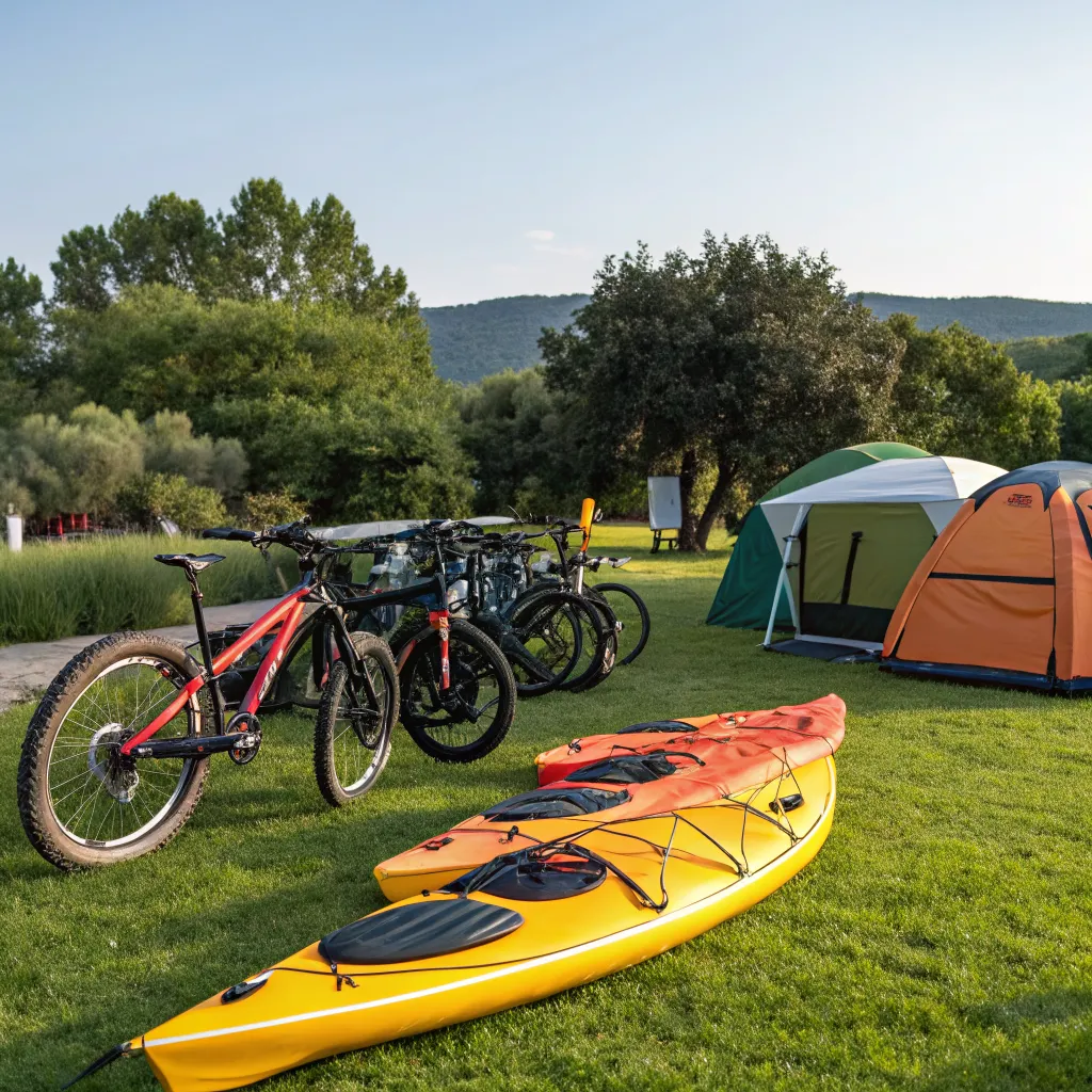 Outdoor sports equipment rental